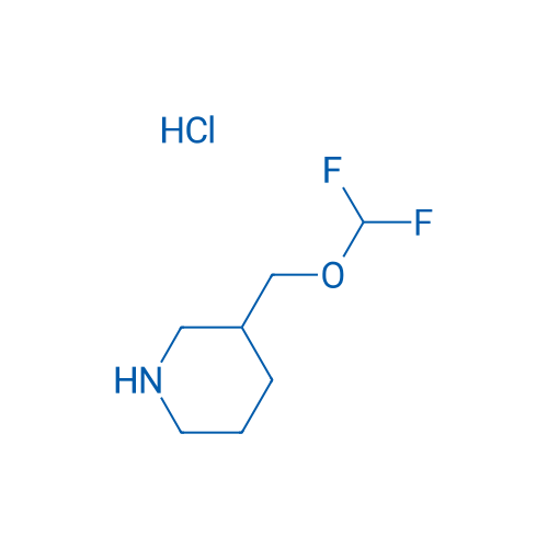 3-((Difluoromethoxy)methyl)piperidine hydrochloride 250mg