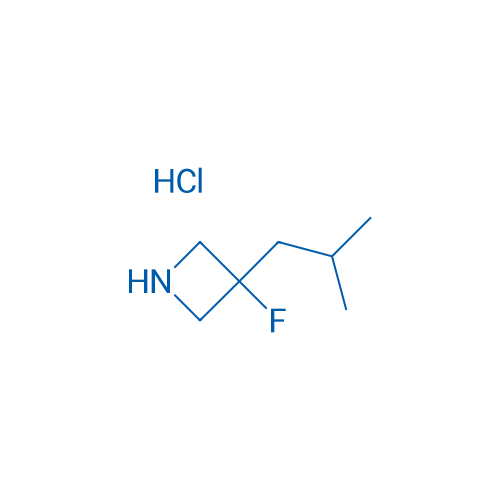 3-Fluoro-3-isobutyl-azetidine;hydrochloride 5g