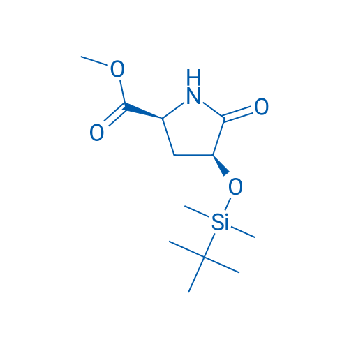 Methyl (2S,4S)-4-((tert-butyldimethylsilyl)oxy)-5-oxopyrrolidine-2-carboxylate 250mg