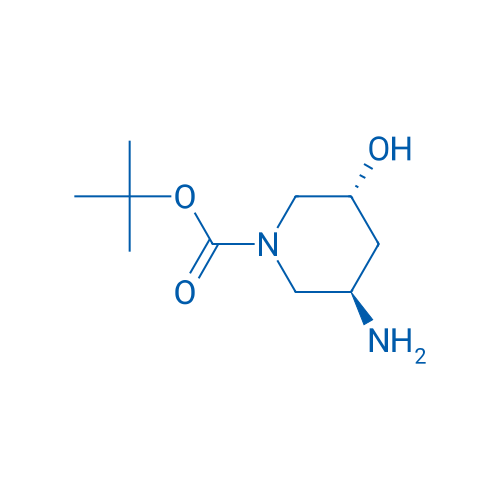 Rel-tert-butyl (3R,5R)-3-amino-5-hydroxypiperidine-1-carboxylate 100mg
