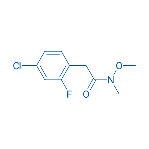 2-(4-CHLORO-2-FLUOROPHENYL)-N-METHOXY-N-METHYLACETAMIDE 1g