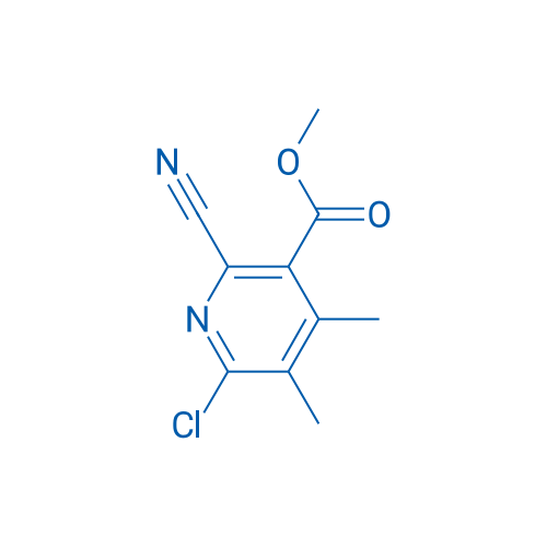 Methyl 6-chloro-2-cyano-4,5-dimethylnicotinate 250mg