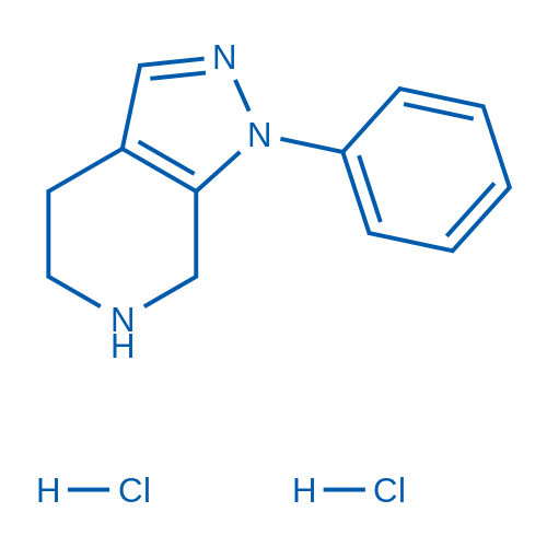 1-Phenyl-4,5,6,7-tetrahydro-1H-pyrazolo[3,4-c]pyridine dihydrochloride 250mg