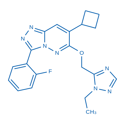 7-CYCLOBUTYL-6-((1-ETHYL-1H-1,2,4-TRIAZOL-5-YL)METHOXY)-3-(2-FLUOROPHENYL)-[1,2,4]TRIAZOLO[4,3-B]PYRIDAZINE 100mg