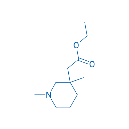 Ethyl 2-(1,3-dimethylpiperidin-3-yl)acetate 250mg