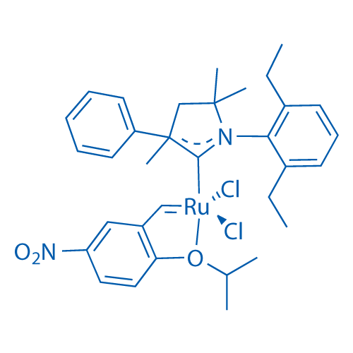 (1-(2,6-Diethylphenyl)-3,5,5-trimethyl-3-phenylpyrrolidin-2-ylidene)(2-isopropoxy-5-nitrobenzylidene)ruthenium(II) dichloride UltraNitroCat 100mg