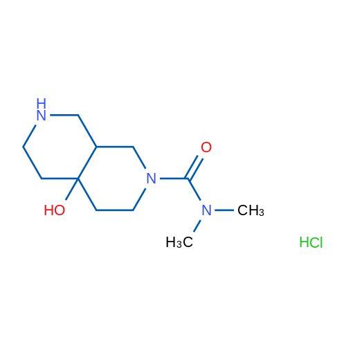 4A-HYdroxy-n,n-dimethyloctahydro-2,7-naphthyridine-2(1h)-carboxamide hydrochloride 250mg