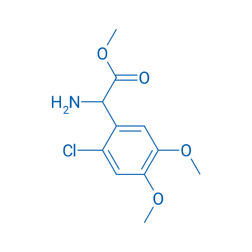 Methyl 2-amino-2-(2-chloro-4,5-dimethoxyphenyl)acetate 250mg