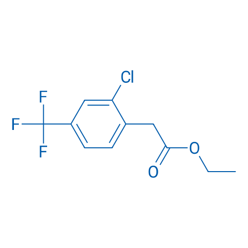 Ethyl 2-chloro-4-trifluoromethylphenylacetate 250mg