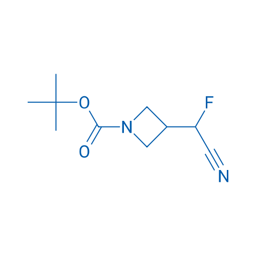 tert-butyl 3-[cyano(fluoro)methyl]azetidine-1-carboxylate 100mg