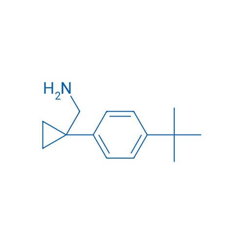 (1-(4-(tert-Butyl)phenyl)cyclopropyl)methanamine 100mg