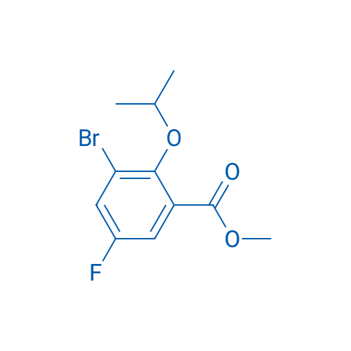 Methyl 3-bromo-5-fluoro-2-isopropoxybenzoate 100mg