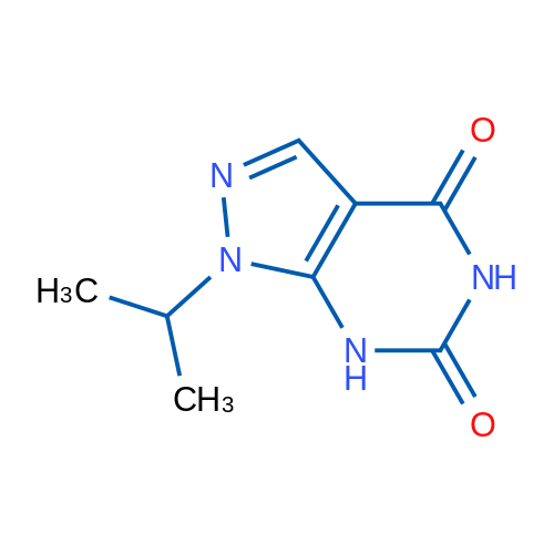 1-Isopropyl-1H-pyrazolo[3,4-d]pyrimidine-4,6(5H,7H)-dione 1g