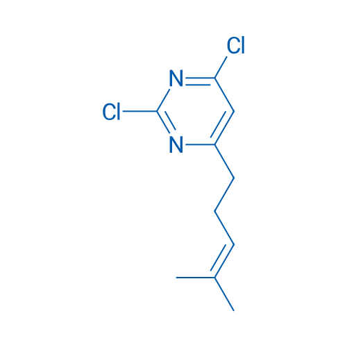 2,4-Dichloro-6-(4-methylpent-3-en-1-yl)pyrimidine 1g