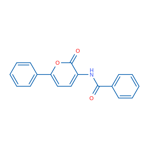 N-(2-Oxo-6-phenyl-2H-pyran-3-yl)benzamide 1g