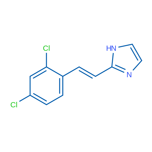 2-[(E)-2-(2,4-Dichlorophenyl)ethenyl]-1H-imidazole 1g