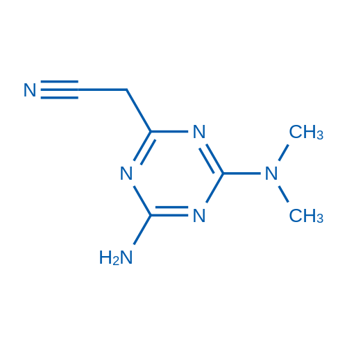 2-(4-Amino-6-(dimethylamino)-1,3,5-triazin-2-yl)acetonitrile 100mg