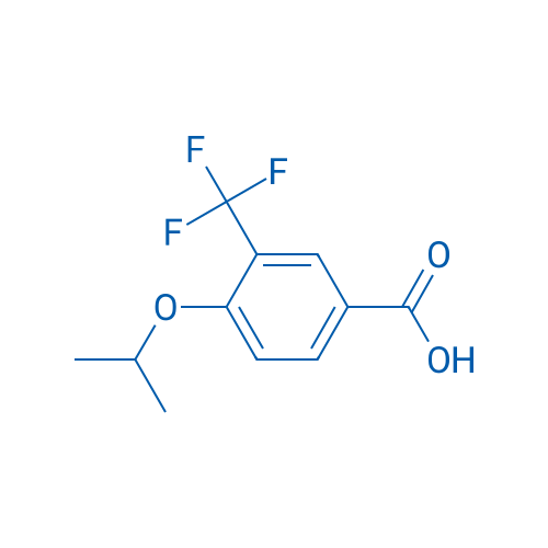 4-Isopropoxy-3-(trifluoromethyl)benzoic acid 250mg