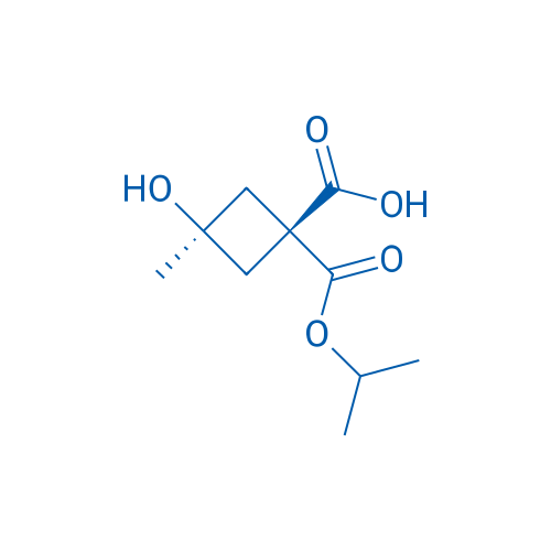 trans-3-hydroxy-3-methyl-1-[(propan-2-yloxy)carbonyl]cyclobutane-1-carboxylic acid 100mg