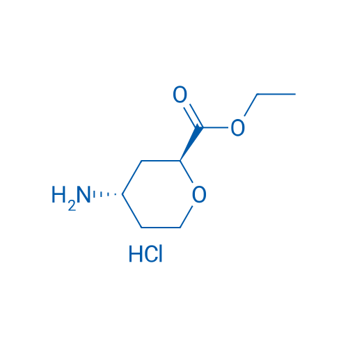 rel-(2S,4S)-Ethyl 4-aminotetrahydro-2H-pyran-2-carboxylate hydrochloride 250mg