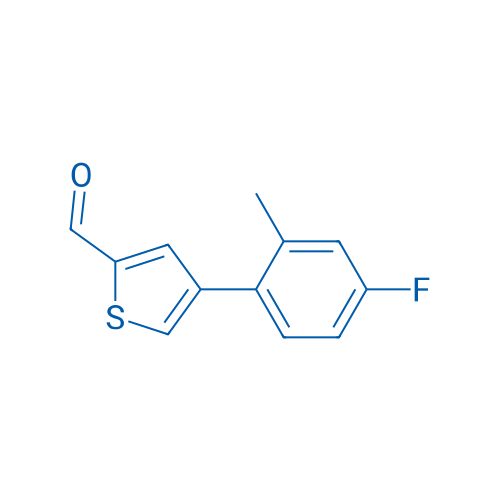 4-(4-Fluoro-2-methylphenyl)thiophene-2-carbaldehyde 1g