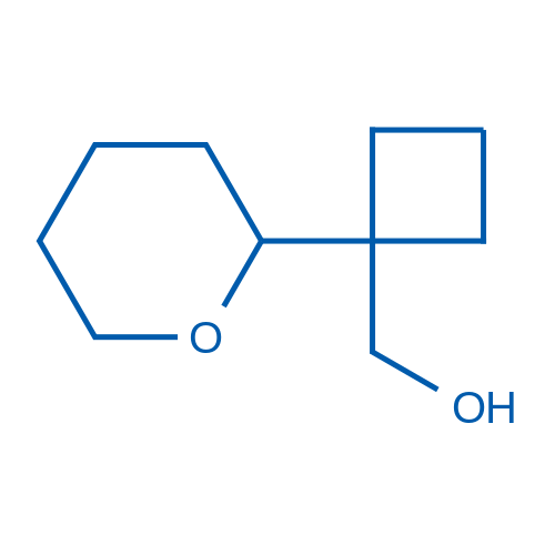 (1-(Tetrahydro-2H-pyran-2-yl)cyclobutyl)methanol 100mg