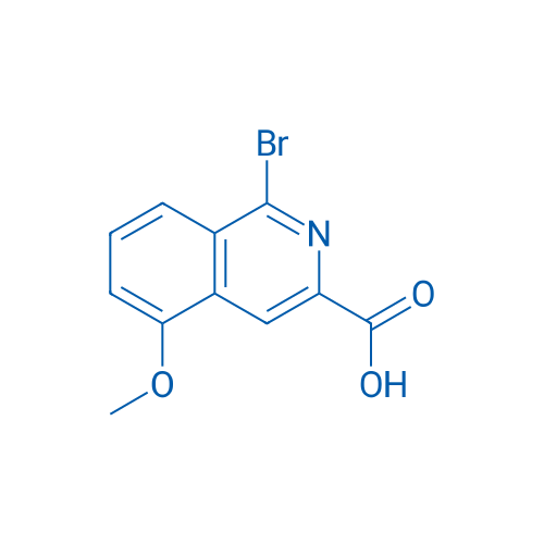 1-Bromo-5-methoxyisoquinoline-3-carboxylic acid 100mg