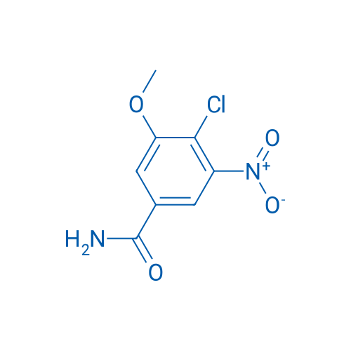 4-Chloro-3-methoxy-5-nitrobenzamide 100mg