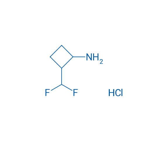 2-(Difluoromethyl)cyclobutan-1-amine hydrochloride 250mg