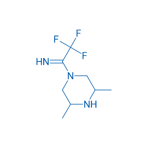 1-(3,5-Dimethylpiperazin-1-yl)-2,2,2-trifluoroethan-1-imine 1g