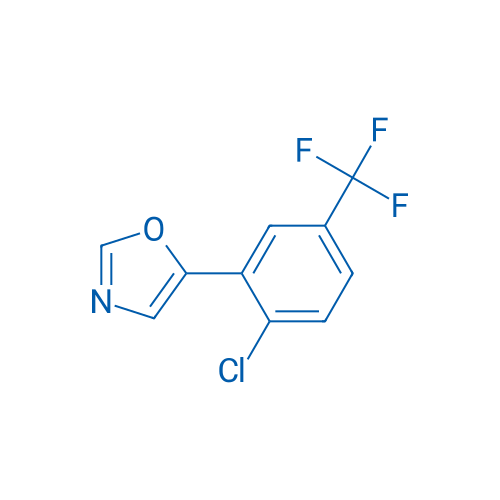 5-(2-Chloro-5-(trifluoromethyl)phenyl)oxazole 10g