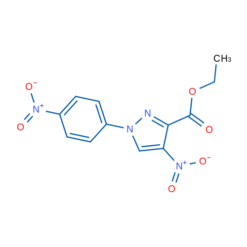 Ethyl 4-nitro-1-(4-nitrophenyl)-1H-pyrazole-3-carboxylate 1g