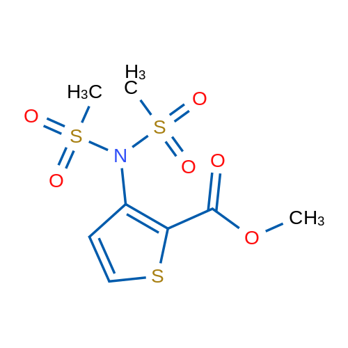 Methyl 3-[Bis(methylsulfonyl)amino]thiophene-2-carboxylate 1g