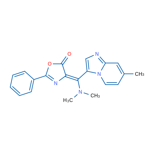 (4Z)-4-[(Dimethylamino)({7-methylimidazo[1,2-a]pyridin-3-yl})methylidene]-2-phenyl-4,5-dihydro-1,3-oxazol-5-one 1g