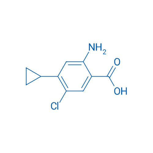 2-Amino-5-chloro-4-cyclopropylbenzoic acid 250mg