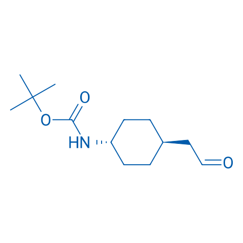 tert-butyl trans-N-[4-(2-oxoethyl)cyclohexyl]carbamate 100mg