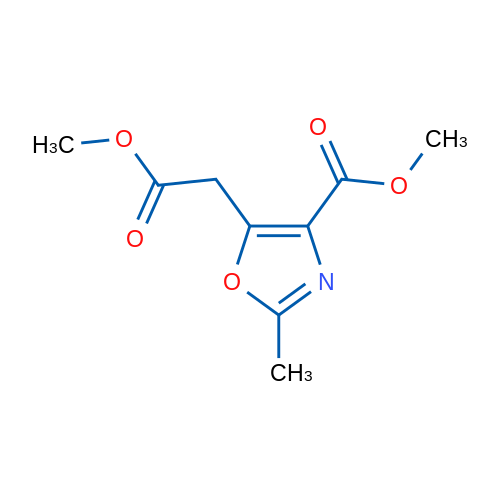 Methyl 5-(2-methoxy-2-oxoethyl)-2-methyloxazole-4-carboxylate 1g