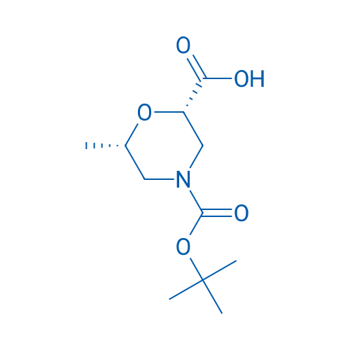 (2S,6S)-4-(tert-Butoxycarbonyl)-6-methylmorpholine-2-carboxylic acid 1g