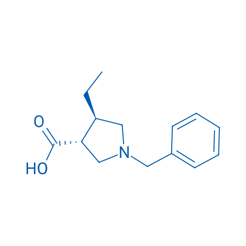 (3R,4R)-1-Benzyl-4-ethylpyrrolidine-3-carboxylic acid 250mg