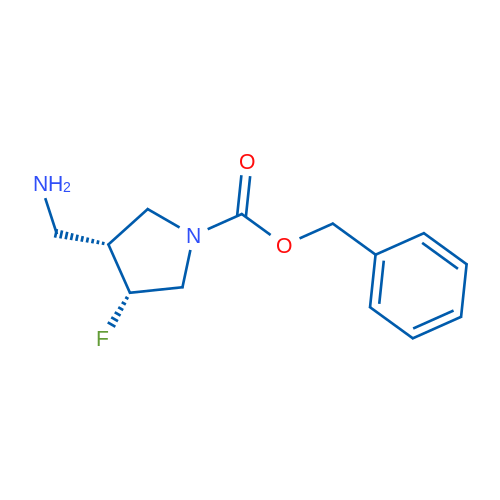 Benzyl (3R,4R)-3-(aminomethyl)-4-fluoropyrrolidine-1-carboxylate 1g