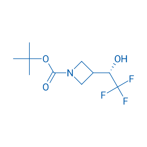 tert-butyl 3-[(1S)-2,2,2-trifluoro-1-hydroxyethyl]azetidine-1-carboxylate 250mg