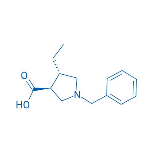 (3S,4S)-1-Benzyl-4-ethylpyrrolidine-3-carboxylic acid 5g