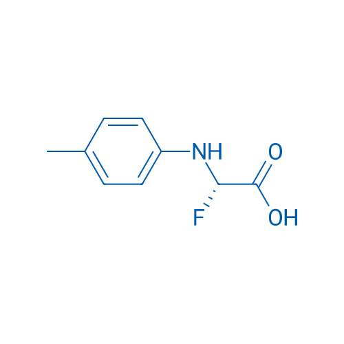 (2S)-2-fluoro-2-[(4-methylphenyl)amino]acetic acid 1g