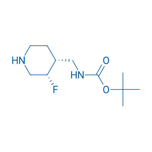 tert-Butyl (((3S,4R)-3-fluoropiperidin-4-yl)methyl)carbamate 100mg