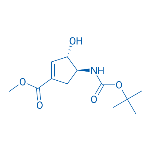 Methyl (3S,4S)-4-((tert-butoxycarbonyl)amino)-3-hydroxycyclopent-1-ene-1-carboxylate 100mg