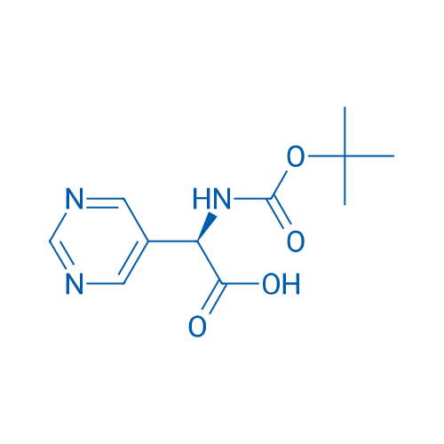 (2R)-2-{[(tert-butoxy)carbonyl]amino}-2-(pyrimidin-5-yl)acetic acid 1g