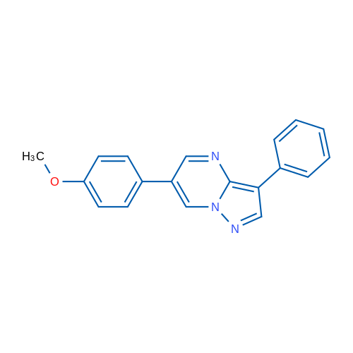 6-(4-Methoxy-phenyl)-3-phenyl-pyrazolo[1,5-a]pyrimidine 1g