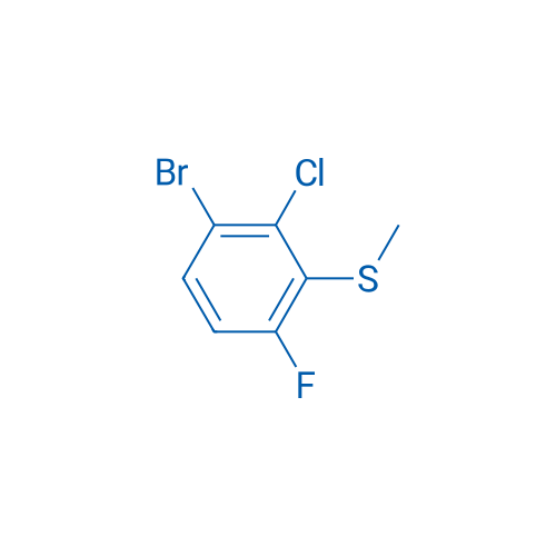 (3-Bromo-2-chloro-6-fluorophenyl)(methyl)sulfane 5g