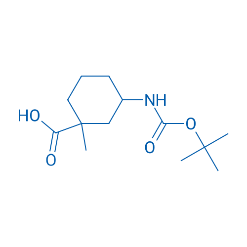 3-((tert-Butoxycarbonyl)amino)-1-methylcyclohexane-1-carboxylic acid 1g