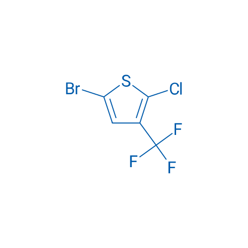 5-Bromo-2-chloro-3-(trifluoromethyl)thiophene 250mg